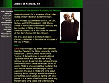 Tablet Screenshot of aikidoofashlandky.com